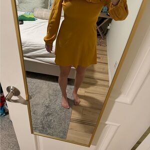 Zara Mustard Mini Dress